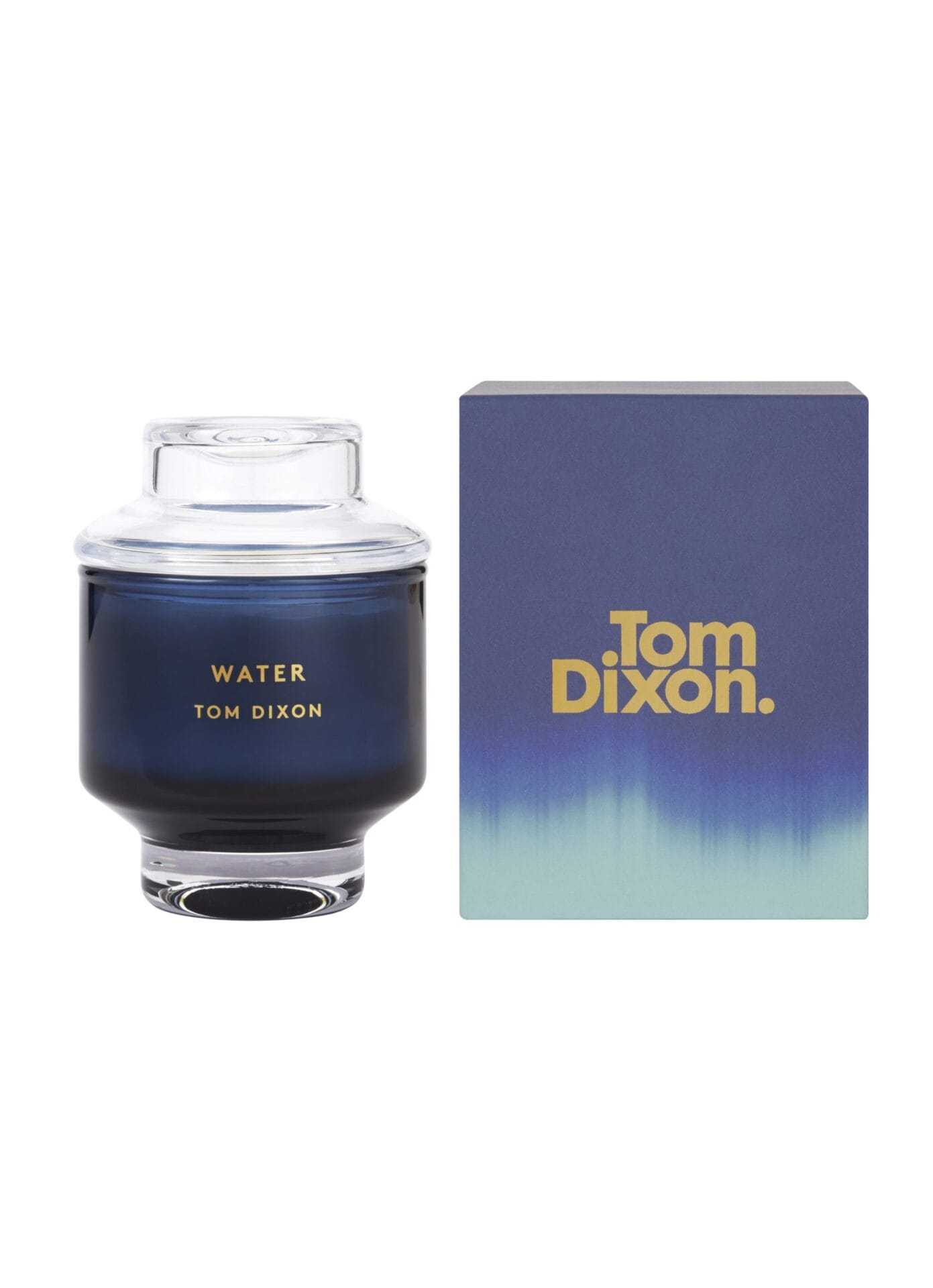 Scent Medium Water, Natural and Paraffin Mix Wax, Blue Glass