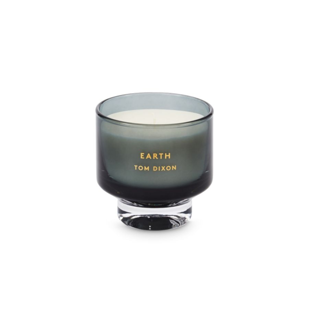 Scent Medium Earth, Natural and Paraffin Mix Wax, Smoke Glass