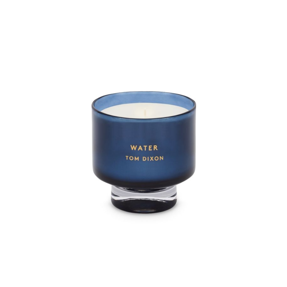 Scent Medium Water, Natural and Paraffin Mix Wax, Blue Glass