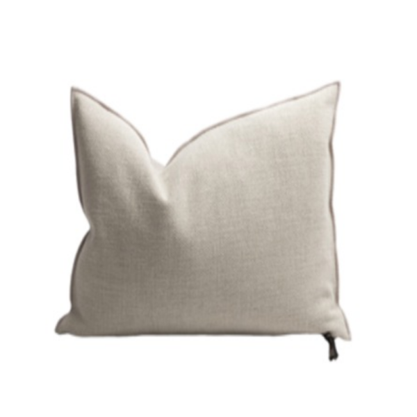 Toile Formentera Cushion, Ciment, 65 x 65 cm