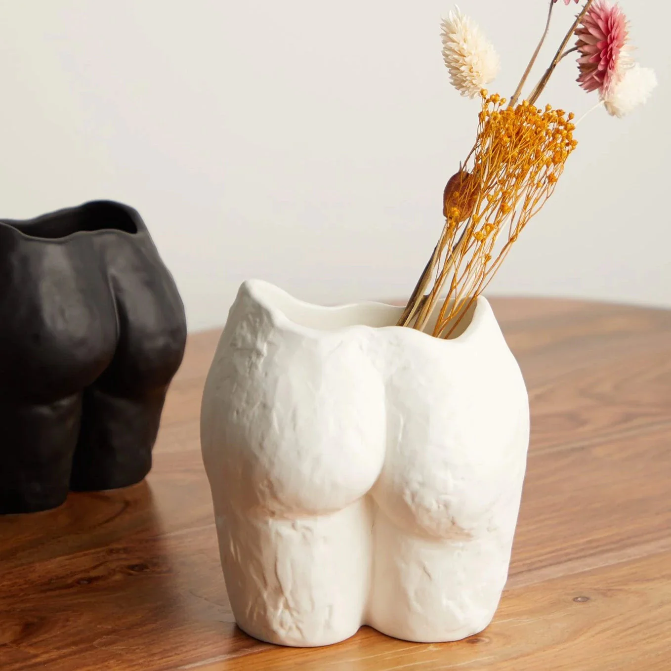 Popotin Pot, Earthenware, Matte White – Clay