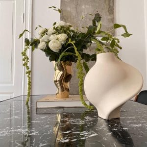 Dining Table 230, Top: Set of Black Marble, Frame: Black/Brass, Base: Black/Brass - Image 3
