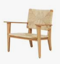 F-Chair Lounge Chair, Outdoor, Natural Teak, 71x86x81 cm