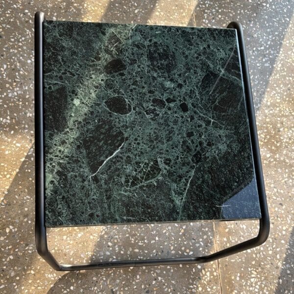 Laccio 1 Coffee Table, BX Onyx Ultra Matte, Marble, Verde Alpi: Green, Hues Vary In Tone & Intensity