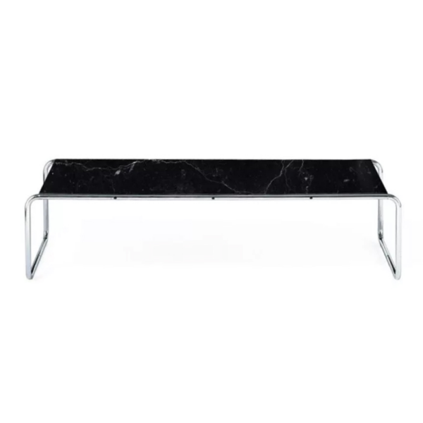 Laccio 2 Coffee Table, Black, MN Marble, Nero Marquina: Rich Black With White Random Veins