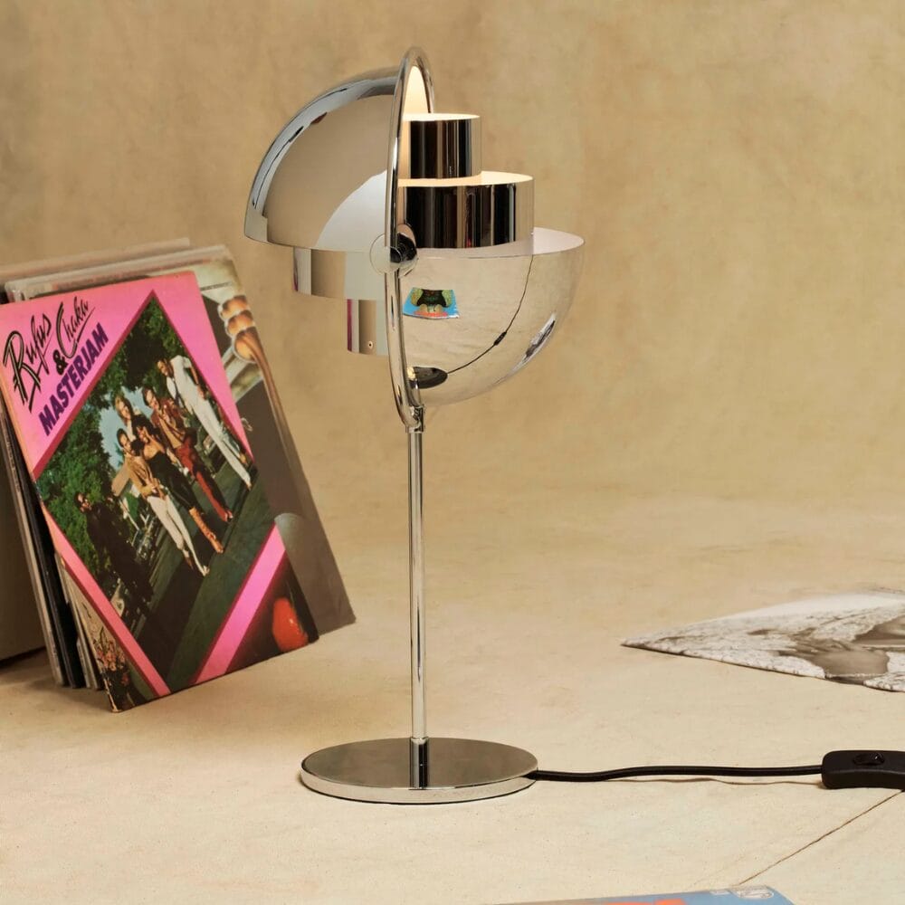 Multi-Lite Table Lamp, Chrome