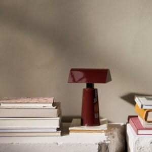 Caret MF1, Portable Lamp, Dark Burgundy - Image 2