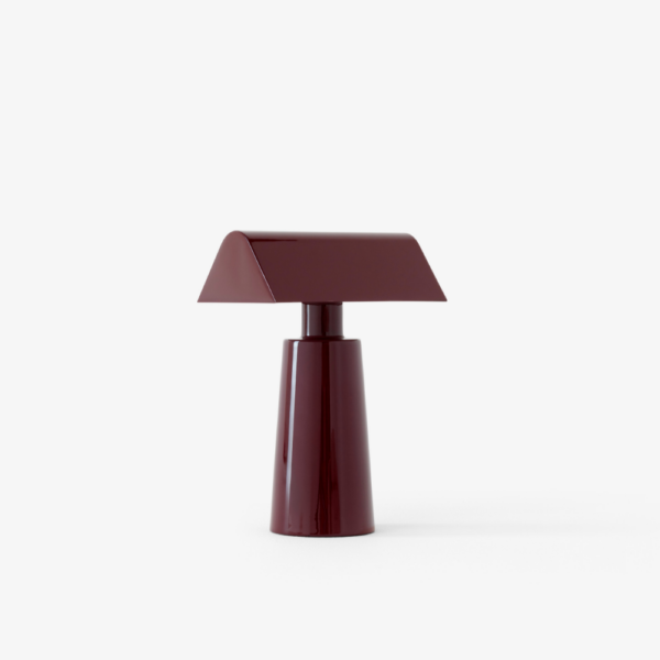 Caret MF1, Portable Lamp, Dark Burgundy