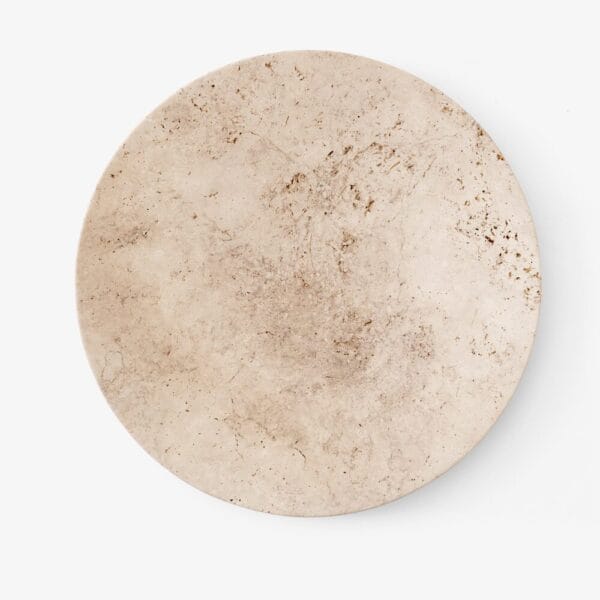 Collect Plate SC55, Unfilled Travertine, Ø50