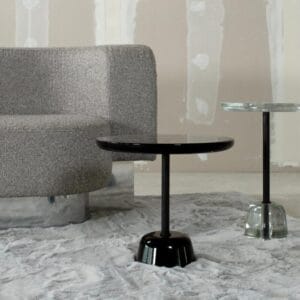 Pina Low, Side Table, Light Grey Top - Image 2