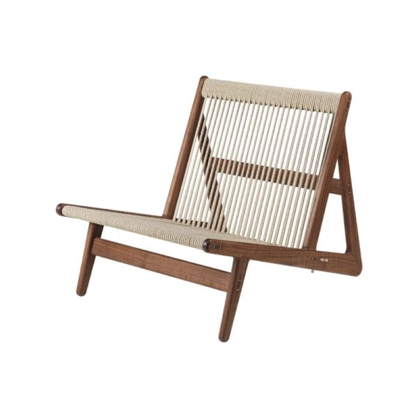 MR01 Initial Lounge Chair, Solid American Walnut (Oiled)