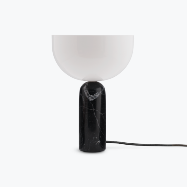 Kizu Table Lamp, Small, Black Marble Ø25 cm