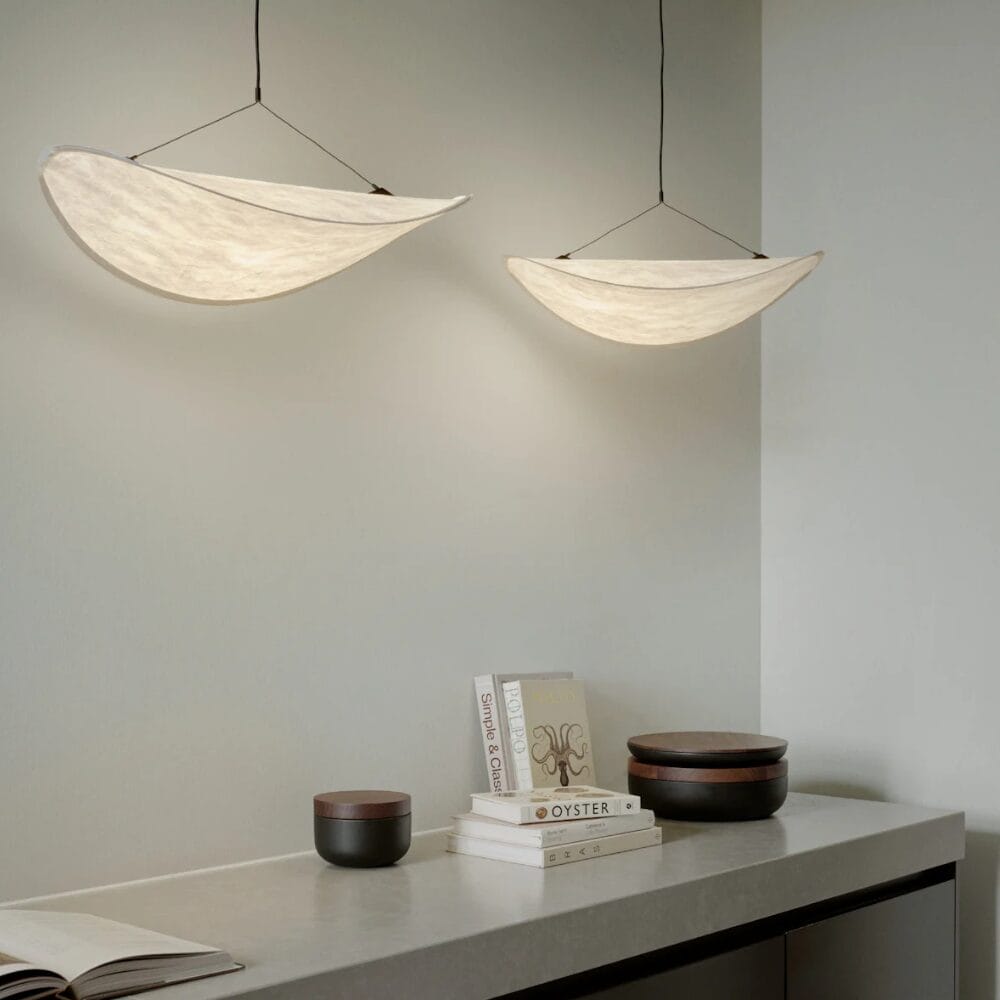 Tense Pendant Lamp, White Tyvek Ø55 cm