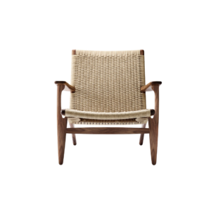 Lounge Seating, CH25, Walnut Oil, Natural Cord - Image 2