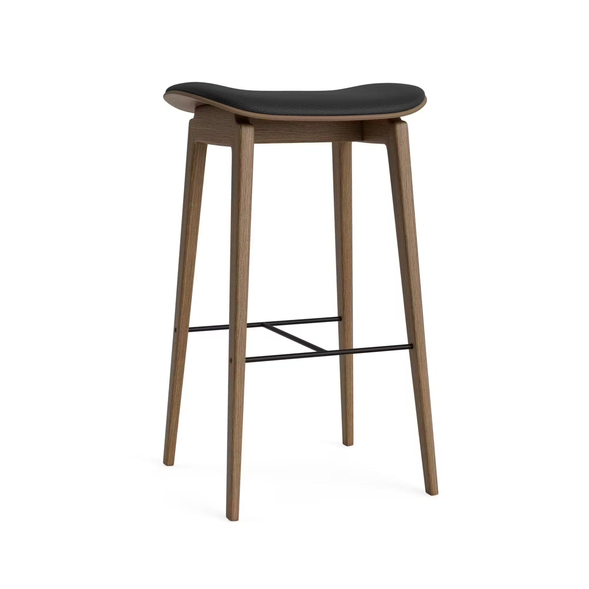 NY11 Counter Stool 65cm, Light Smoked, Ultra Black 41599