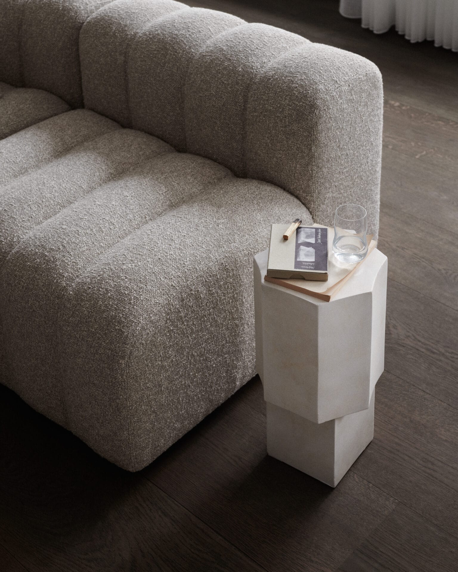 Studio Sofa - Setup 4 + Ottoman, Barnum Col 03, W230 x L270 cm