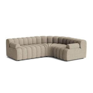 Studio Sofa - Setup 4 + Ottoman, Barnum Col 03, W230 x L270 cm